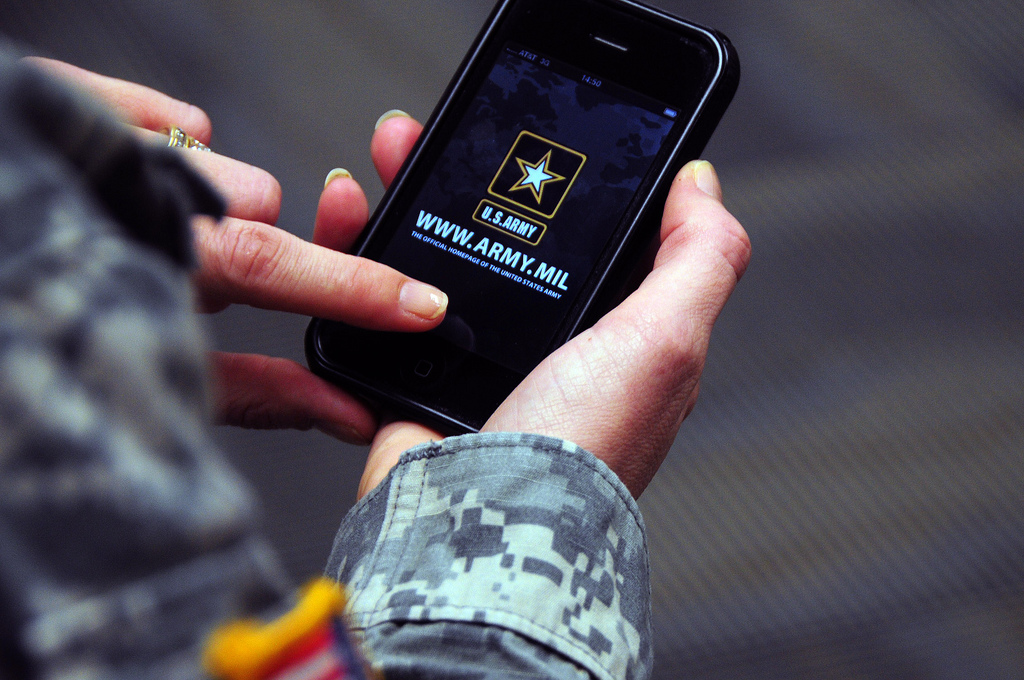 us military iphone