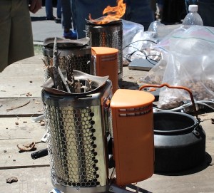 BioLite Campstoves turning sticks into electricity at Maker Faire Bay Area 2013