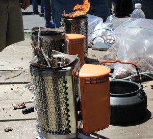BioLite Campstoves turning sticks into electricity at Maker Faire Bay Area 2013