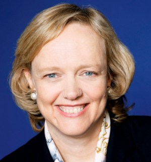 Hewlett-Packard chief executive Meg Whitman