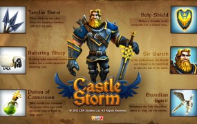 CastleStorm Knight projectiles