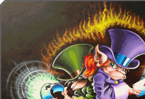 Nightmare Busters SNES title art