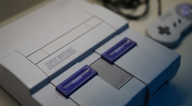 SNES North American model close-up