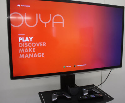 ouya main screen