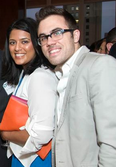 Enstitute's founders at the NEXT Leader of the Future award ceremony