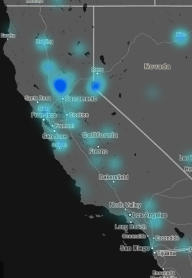 California seems relatively hate-free