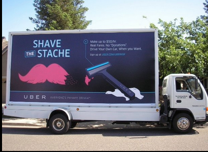 Spotted: An aggressive ad campaign against Uber's rival, Lyft 