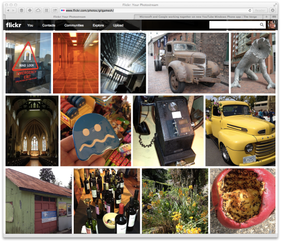 flickr new look photostream