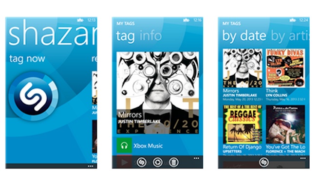 Shazam Windows Phone