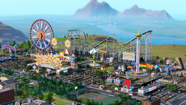 SimCity amusement parks