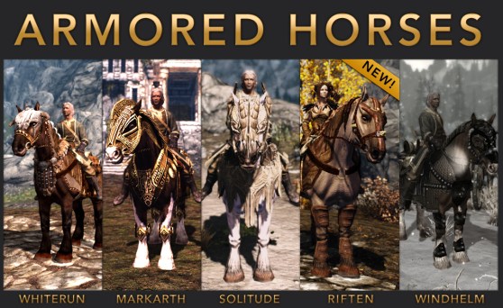 Skyrim: Armored Horses