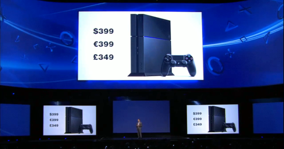 Sony PlayStation 4 pricing