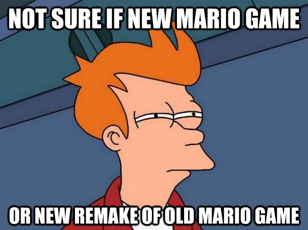 Confused Fry - Mario