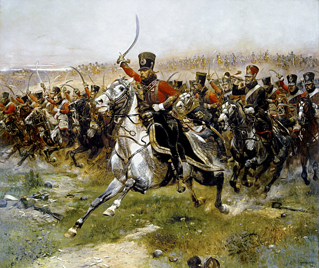 Detaille_4th_French_hussar_at_Friedland
