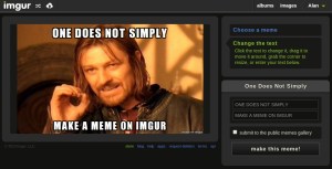 Imgur's Meme Generator tool