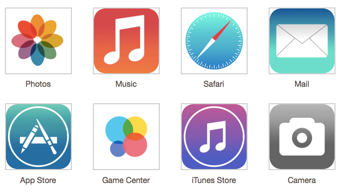 ios 7 icons