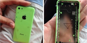 Leaked photo shows new cheaper iPhone 5S shell in ‘radioactive vomit green’ (rumor)