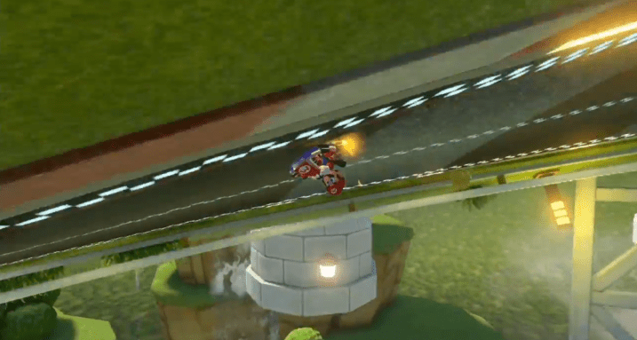 Mario Kart Upside down