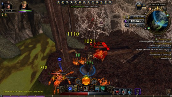 Neverwinter spiders