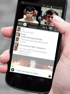 With Invi, you can watch YouTube while texting 