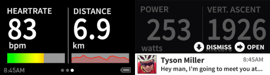 data from the Recon Jet