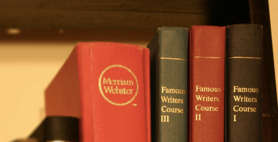 Row of schmancy books from Scripted.com homepage