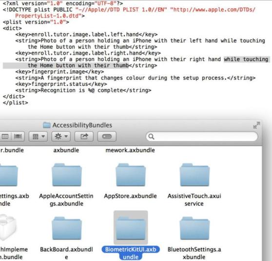 ios 7 beta 4 biometric fingerprint