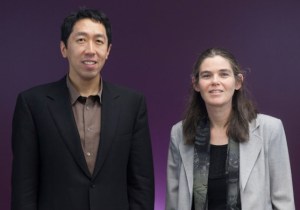 Coursera founders Andrew Ng and Daphne Koller