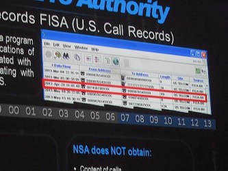 FISA business records screen