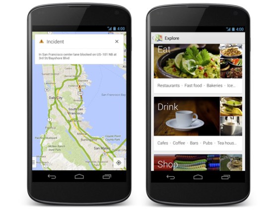 The new Google Maps app on Android