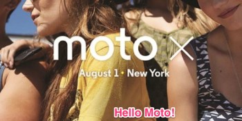 Motorola's long-awaited Moto X will debut on Aug. 1 in NYC