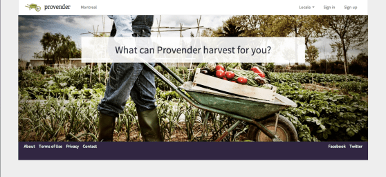 Provender_Home_Page_Screen
