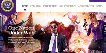 Saints Row IV developers launch faux U.S. government site