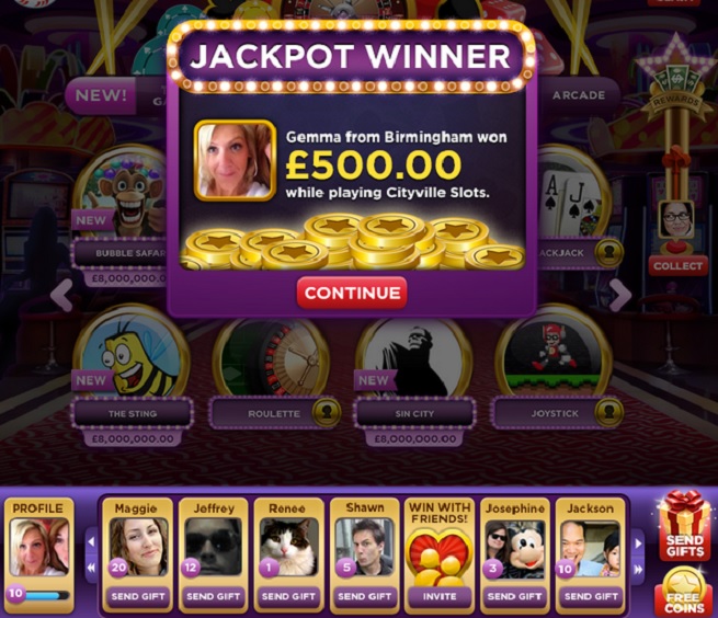 Zynga real-money gambling app