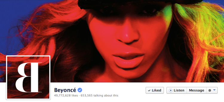beyonce facebook