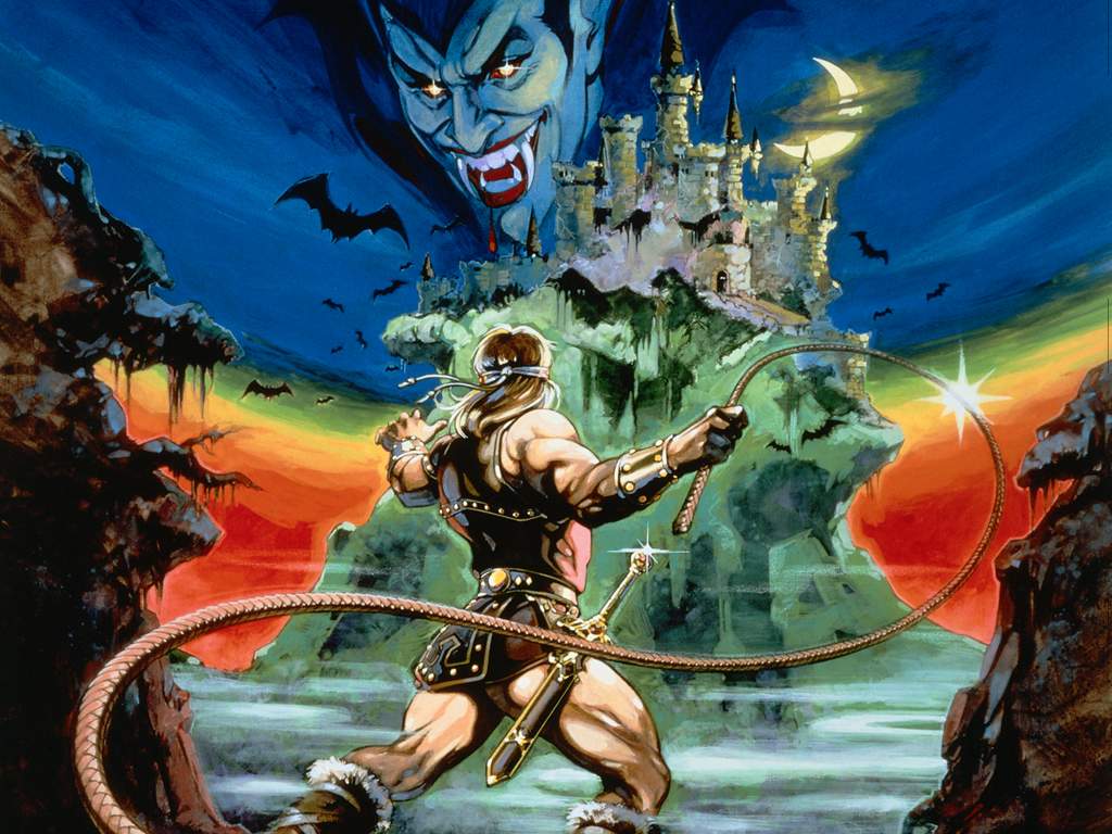 Artwork for Konami's original Castlevania.