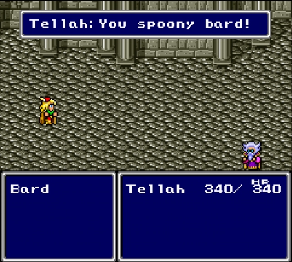 Spoony bard!