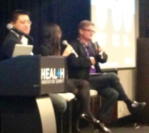 Sonny Vu and Tan Le at Rock Health's Innovation Summit 