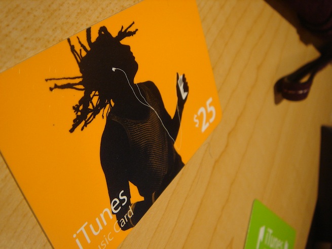 iTunes gift card