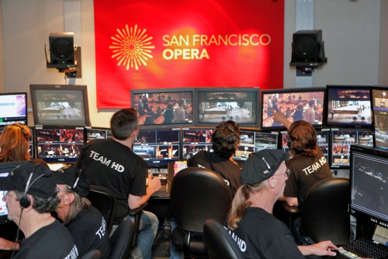 Inside the Opera's multimedia production suite, "Koret" 
