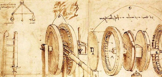 Da Vinci blueprints