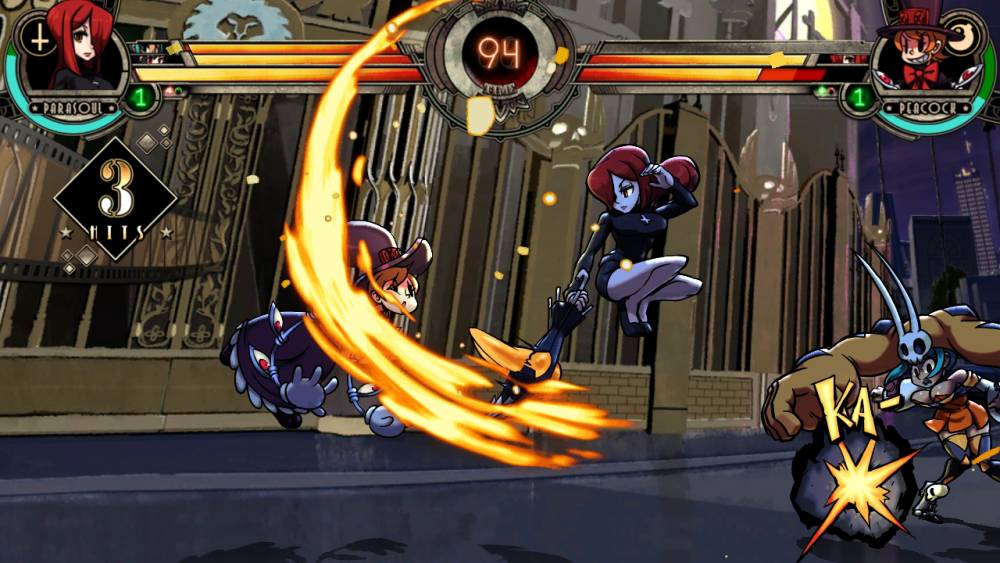 Skullgirls' animations flow smoothly into one another.