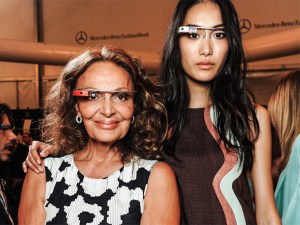 Models wore Google Glass at New York Fashion Week 