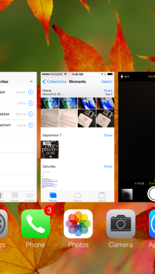 Swipe up to kill apps. How could you not know that?!?