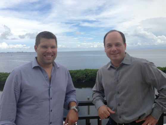 Jon Osvald and John Schappert of Shiver Entertainment. Nexon has invested in them.