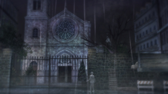 Rain - church