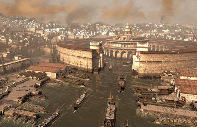 Rome II sea citadel