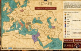 Rome II map