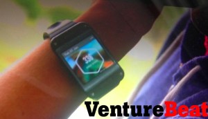 Samsung Galaxy Gear smartwatch, as seen in an early marketing video.