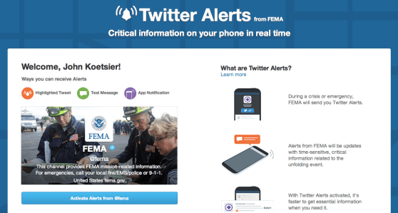 Twitter Alerts